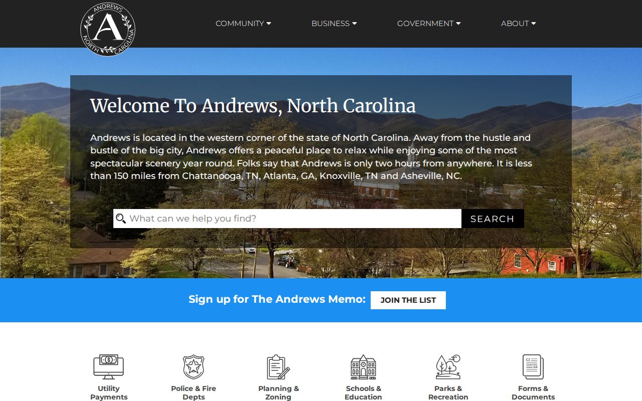 Andrews record check through official town and state court channels